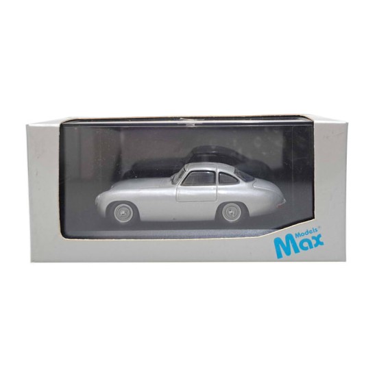 MAX MODELS 1/43 MERCEDES-BENZ 300 SL 1952 CARACCIOLA DIECAST MODEL SILVER 3301