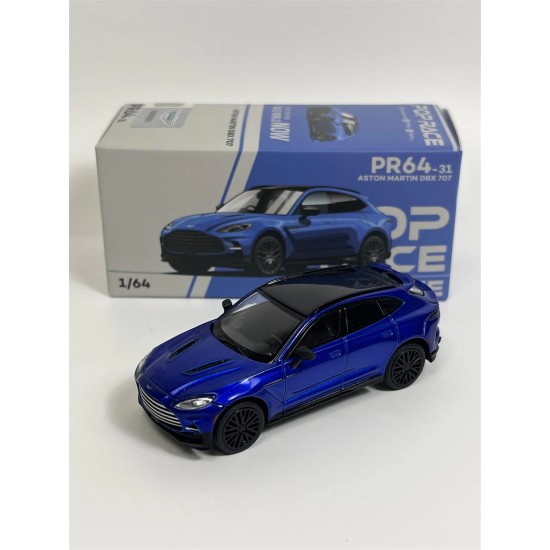 1/64 ASTON MARTIN DBX 707 BLUE PR64-31