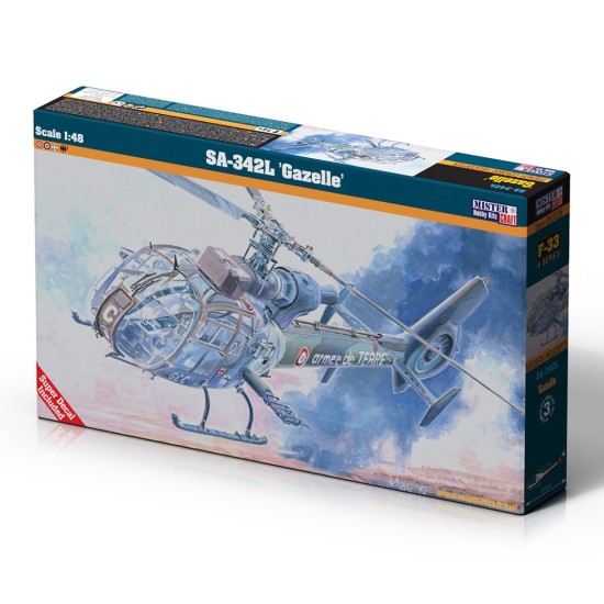 1/48 SA-342L GAZELLE (PLASTIC KIT) F-33