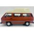 1/24 VOLKSWAGEN TYPE 2 (T3) CAMPER VAN BROWN WHITE 79594