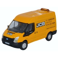 OX76FT027 - 1/76 FORD TRANSIT SWB MEDIUM ROOF JCB