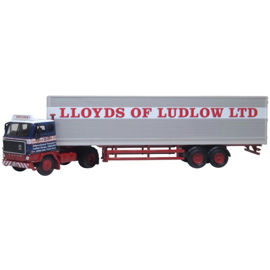 1/76 VOLVO F88 40FT BOX TRAILER LLOYDS OF LUDLOW 76F88003