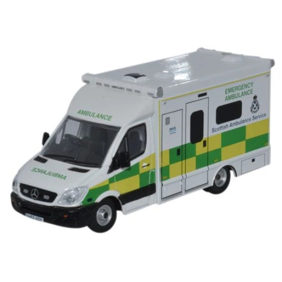 1/76 MERCEDES AMBULANCE SCOTTISH AMBULANCE SERVICE 76MA004