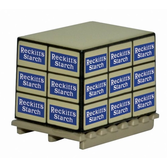 OX76ACC007 - 1/76 PALLET/LOADS RECKITTS STARCH X4