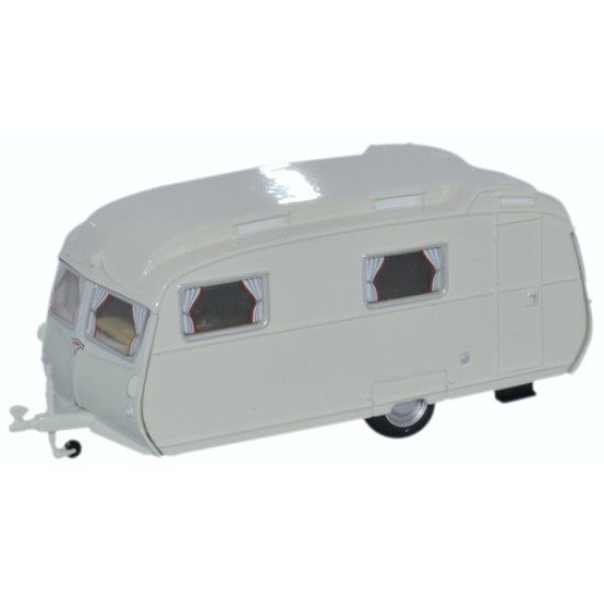 1/76 CARLIGHT CONTINENTAL CARAVAN LIGHT GREY 1/76 CARLIGHT CONTINENTAL CARAVAN LIGHT GREY