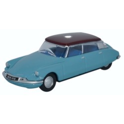 OX76CDS005 - 1/76 CITROEN DS19 MONTE CARLO BLUE/AUBERGINE OX76CDS005 - 1/76 CITROEN DS19 MONTE CARLO BLUE/AUBERGINE