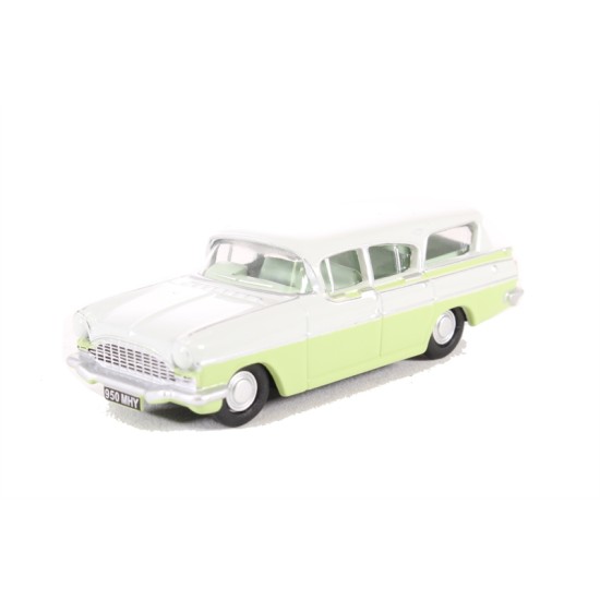 OX76CFE006 - 1/76 VAUXHALL FRIARY ESTATE SWAN WHITE/LIME YELLOW