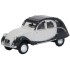 OX76CT006 - 1/76 CITROEN 2CV CHARLESTON CORMORANT GREY/MIDNIGHT GREY