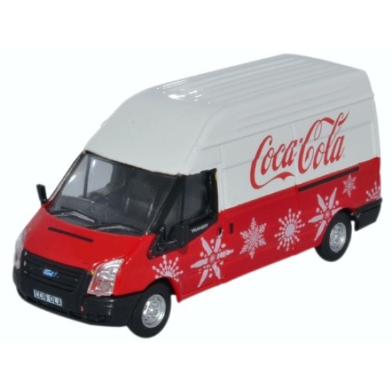 1/76 FORD TRANSIT LWB HIGH COCA COLA XMAS 76FT030CC