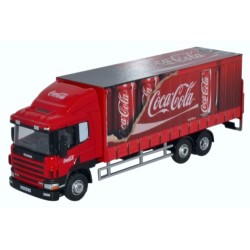1/76 SCANIA 94D 6 WHEEL CURTAINSIDE COCA COLA