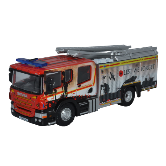 1/76 HUMBERSIDE FIRE AND RESCUE PUMP LADDER 76SFE011