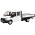 1/76 WHITE FORD TRANSIT DROPSIDE