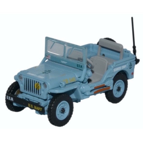 OX76WMB002 - 1/76 WILLYS MB US NAVY SEEBEES