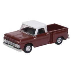 OX87CP65003 - 1/87 CHEVROLET STEPSIDE PICK UP 1965 MAROON METALLIC