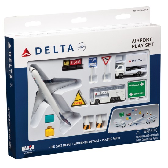 DELTA AIRLINES AIRPORT PLAYSET