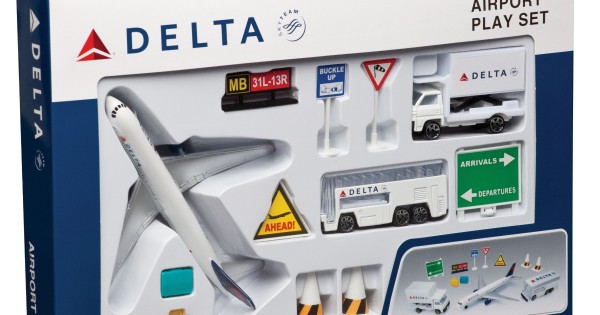 Delta on sale airport playset