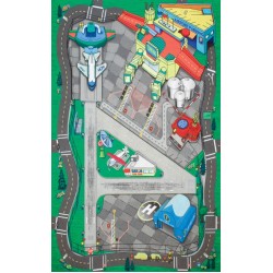 DARON AIRPORT FELT PLAYMAT 41 INCHES X 31 INCHES HR2039 DARON AIRPORT FELT PLAYMAT 41 INCHES X 31 INCHES HR2039