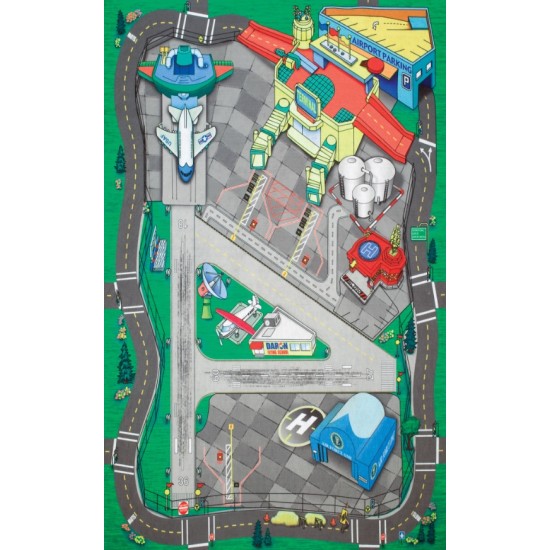 DARON AIRPORT FELT PLAYMAT 41 INCHES X 31 INCHES HR2039