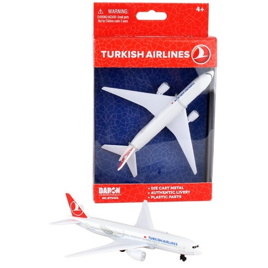 TURKISH SINGLE DIECAST PLANE