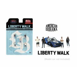 1/64 TEAM LIBERTY WALK FIGURE SET OF 5 FIGURES