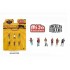 1/64 FIGURE SET FOODIES, DIECAST FIGURES