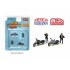 1/64 MOTO MANIA FIGURE SET INCLUDING 2 1/64 BIKES