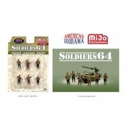 1/64 SOLDIERS 64 FIGURE SET, VARIOUS
