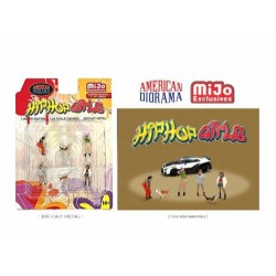 1/64 HIP HOP GIRLS FIGURE SET, VARIOUS