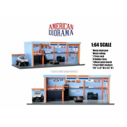 1/64 GULF GARAGE DIORAMA 76531