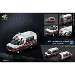 1/76 FORD TRANSIT MK 2 AMBULANCE CHROME A107 1/76 FORD TRANSIT MK 2 AMBULANCE CHROME A107