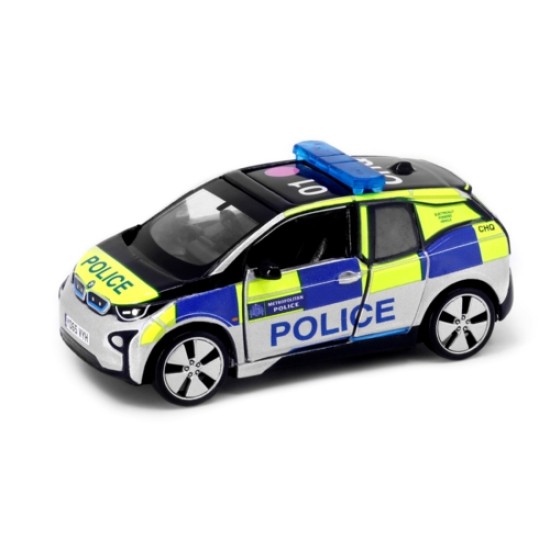 1/64 TINY CITY - BMW I3 UK LONDON POLICE PATROL CAR