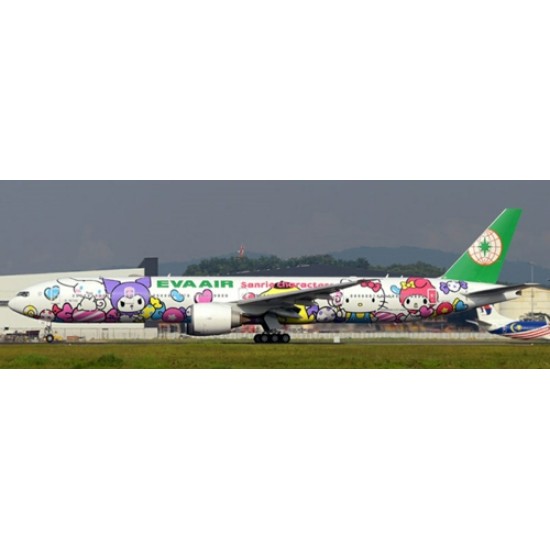 1/400 B-16740 EVA AIR BOEING 777-35EER HELLO KITTY - LOLLY JET DETACHABLE GEAR