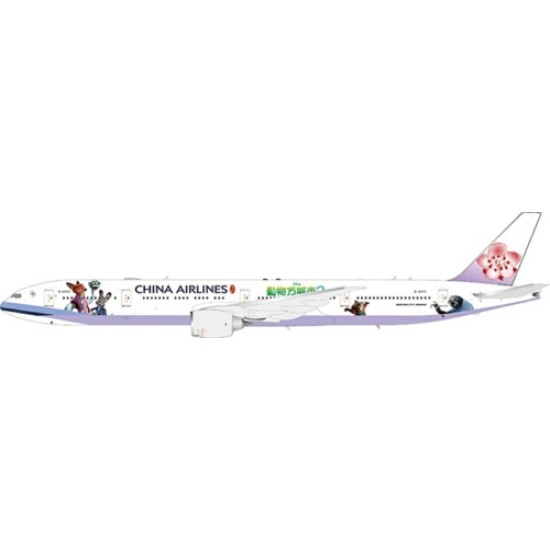 1/400 B-18055 CHINA AIRLINES BOEING 777-36NER ZOOTOPIA 2 LIVERY DETACHABLE GEAR