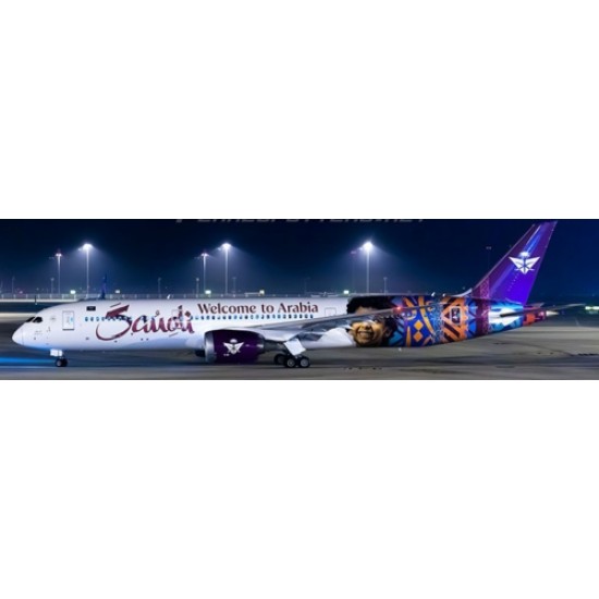 1/400 HZ-ARF SAUDIA BOEING 787-9 DREAMLINER WELCOME TO ARABIA DETACHABLE GEAR 1/400 HZ-ARF SAUDIA BOEING 787-9 DREAMLINER WELCOME TO ARABIA DETACHABLE GEAR