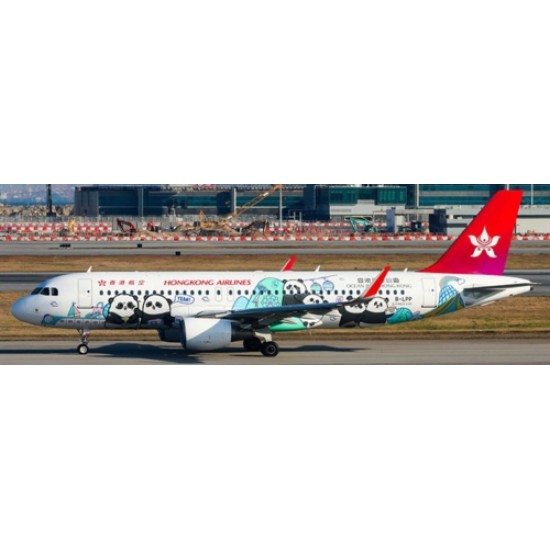 1/400 B-LPP HONG KONG AIRLINES AIRBUS A320-214(WL) PANDAFRIENDS