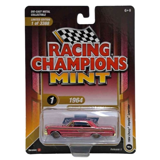RACING CHAMPIONS MINT 1/64 1964 CHEVY IMPALA (LOWRIDER) RC016A-1