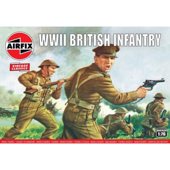 AIRFIX 1/76 WWII BRITISH INFANTRY A00763V