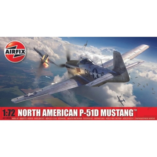 1/72 NORTH AMERICAN P-51D MUSTANG A01004B