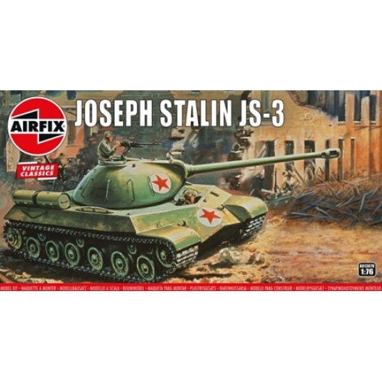 1/76 JOSEPH STALIN JS3 RUSSIAN TANK (PLASTIC KIT) A01307V