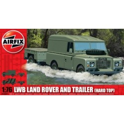 1/76 LWB LAND ROVER (HARD TOP) TRAILER (PLASTIC KIT) A02324 1/76 LWB LAND ROVER (HARD TOP) TRAILER (PLASTIC KIT) A02324