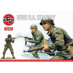 1/32 WWII U.S. INFANTRY (PLASTIC KIT)
