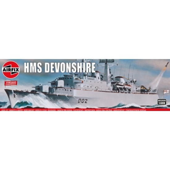 1/600 HMS DEVONSHIRE (PLASTIC KIT)