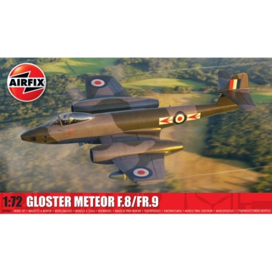 1/72 GLOSTER METEOR F.8/FR.9 (PLASTIC KIT) A04067