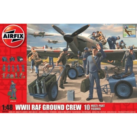 1/48 WWII RAF GROUND CREW (PLASTIC KIT)