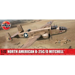 1/72 NORTH AMERICAN B-25C/D MITCHELL (PLASTIC MODEL KIT) A06015A 1/72 NORTH AMERICAN B-25C/D MITCHELL (PLASTIC MODEL KIT) A06015A