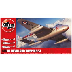 1/48 DE HAVILLAND VAMPIRE T.3 (PLASTIC KIT) 1/48 DE HAVILLAND VAMPIRE T.3 (PLASTIC KIT)