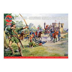 1/76 ROBIN HOOD - SHERWOOD CASTLE AND FIGURINES SET 1/76 ROBIN HOOD - SHERWOOD CASTLE AND FIGURINES SET
