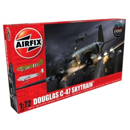 1/72 DOUGLAS C-47A/D SKYTRAIN (PLASTIC KIT)
