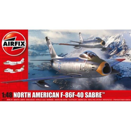 1/48 NORTH AMERICAN F-86F-40 SABRE (PLASTIC KIT) A08110