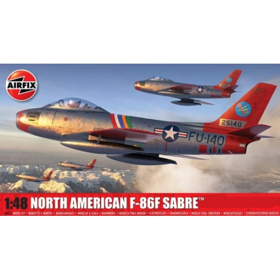 1/48 NORTH AMERICAN F-86F SABRE (PLASTIC KIT) A08111